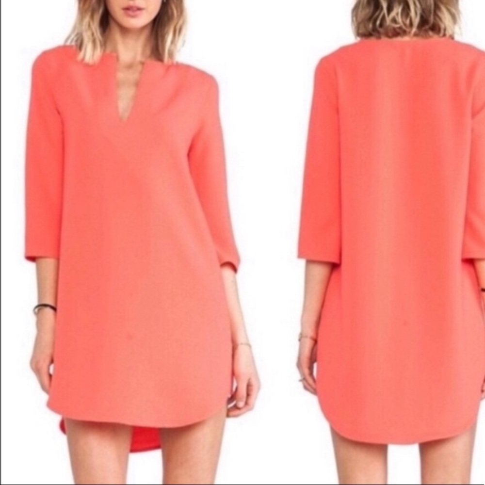 BB Dakota coral tunic dress